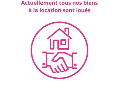 Tous nos biens sont loués