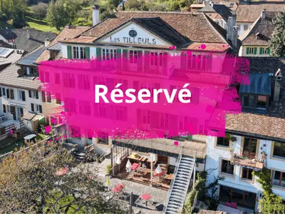 Gorgier - Ancien hôtel restaurant à rénover / transformer